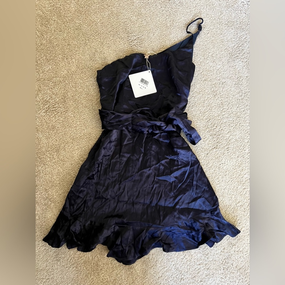 COPY - Blue satin dress